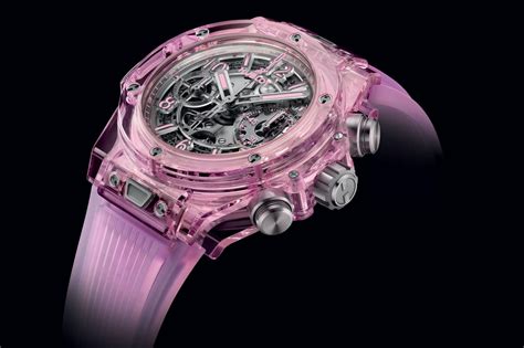 hublot pink sapphire|Hublot sapphire crystal.